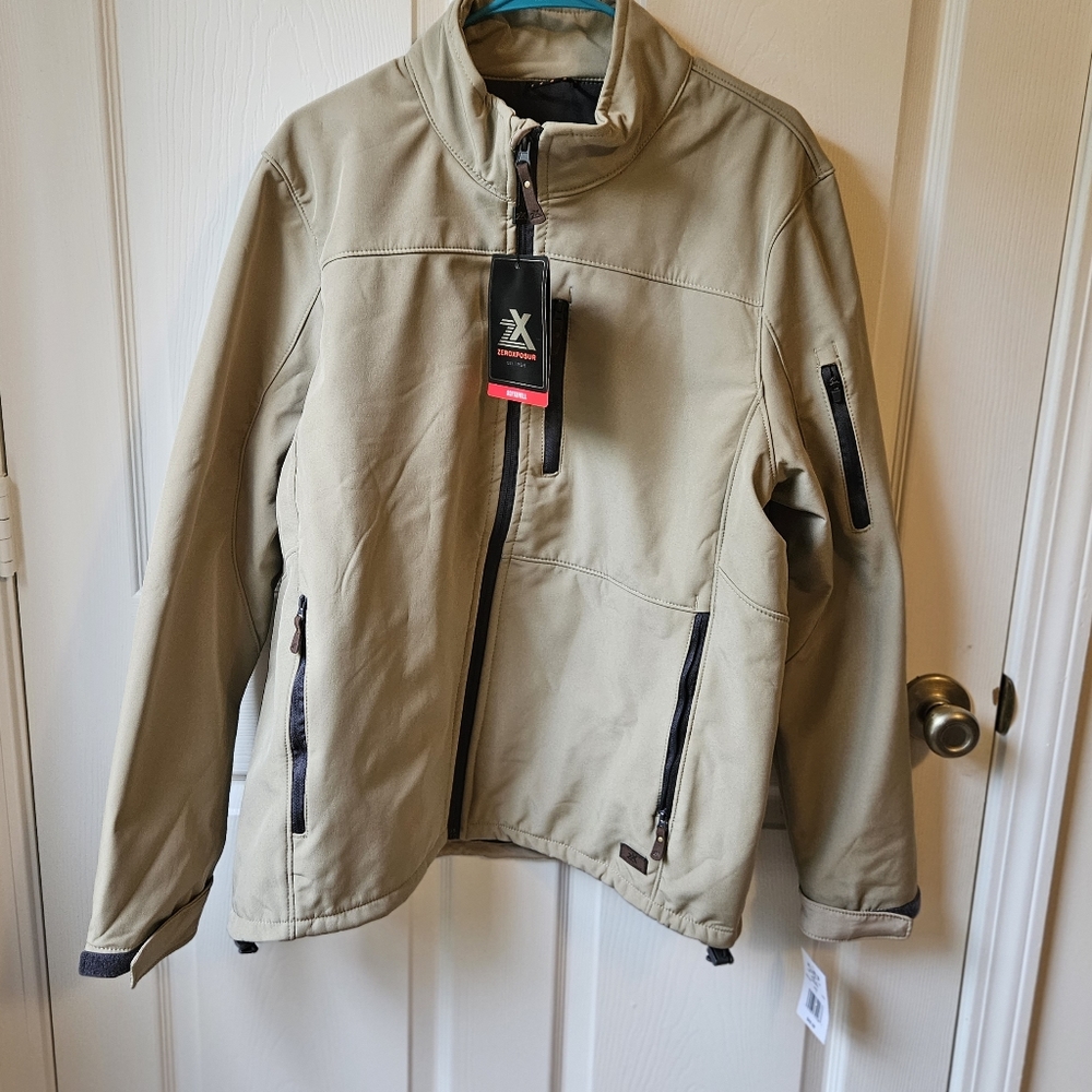 MSRP $80 NWT ZeroXposure Men's Large Rocker Soft Shell Jacket - Picture 2 of 14